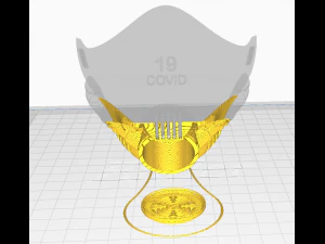 covid-19 mask 3D Print Model