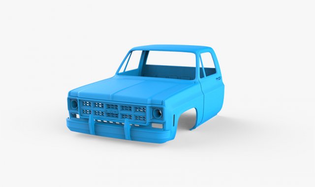 chevrolet k30 1979 Modelo de Impressão 3D .c4d .max .obj .3ds .fbx .stl .blend 