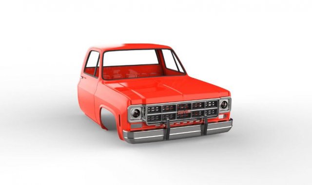 chevrolet k30 1979 3D 打印模型 .c4d .max .obj .3ds .fbx .stl .blend 