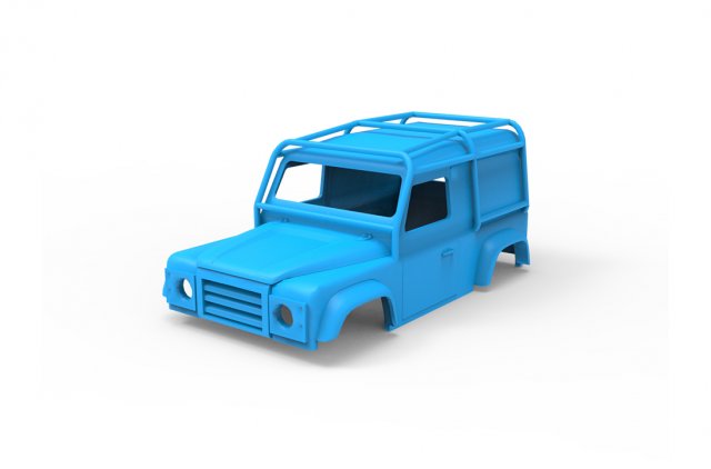 land rover defender 90 le 1997 3D प्रिंट मॉडल .c4d .max .obj .3ds .fbx .stl .blend 