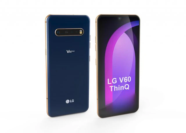 lg v60 thinq Modelo 3D .c4d .max .obj .3ds .fbx .stl .blend 
