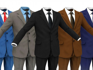 business suit man 3D Model