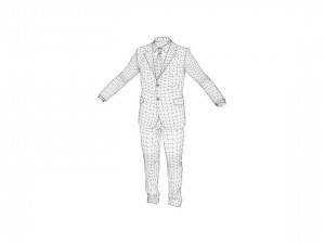 business suit man 3D Model