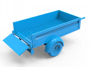 trailer 3D Print Model