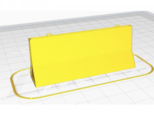 concrete barrier 3D Print Model