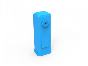 security booth barrier 3D 프린트 모델