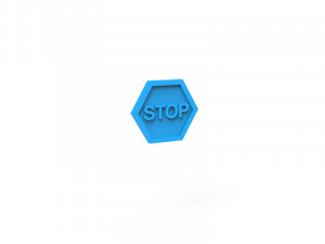 security booth barrier 3D 프린트 모델
