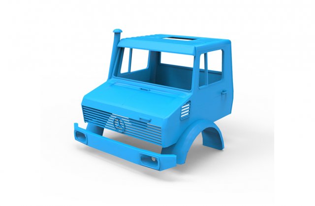 mercedes benz unimog u 1200 3D 打印模型 .c4d .max .obj .3ds .fbx .stl .blend