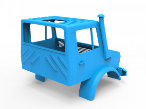 mercedes benz unimog u 1200 3D 打印模型