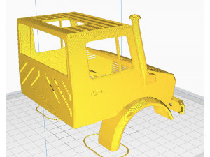 mercedes benz unimog u 1200 3D 打印模型