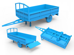 trailer 3D Print Model