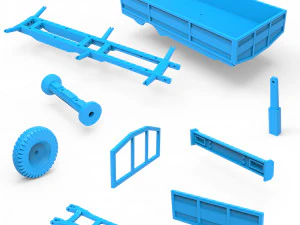trailer 3D Print Model