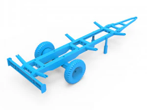 trailer 3D Print Model