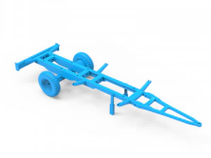 trailer 3D Print Model