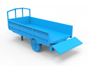 trailer 3D Print Model