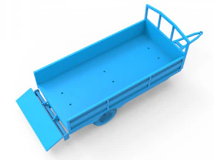trailer 3D Print Model