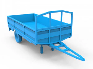 trailer 3D Print Model