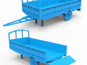 trailer 3D Print Model
