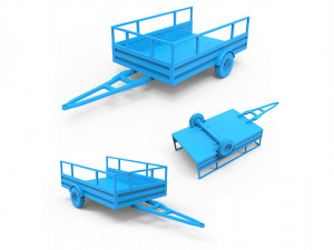trailer 3D Print Model