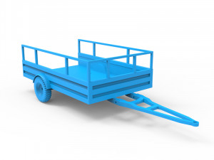 trailer 3D Print Model