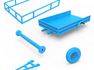 trailer 3D Print Model