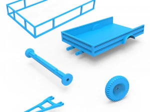 trailer 3D Print Model