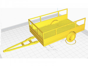trailer 3D Print Model