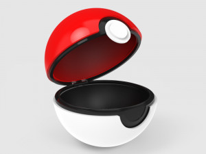 pokeball 3D Baskı Modeli
