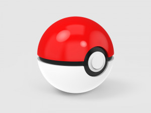 pokeball 3D Baskı Modeli