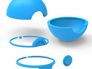 pokeball 3D Print Model