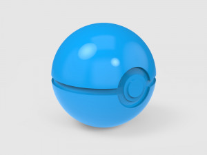 pokeball 3D Baskı Modeli