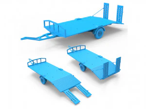 tr&aacute;iler Modelo de impresión 3D