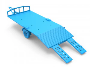 trailer 3D Print Model