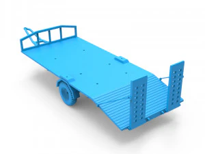 trailer 3D Print Model