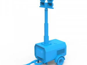 flood light trailer 3D Print Model