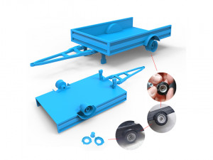 trailer 3D Print Model