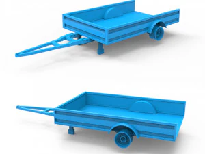 trailer 3D Print Model