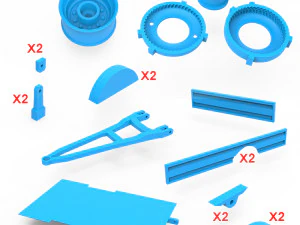 trailer 3D Print Model