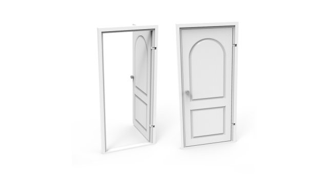 internal door 3D 打印模型 .c4d .max .obj .3ds .fbx .stl .blend 