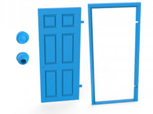 porta Modelo de Impressão 3D