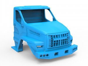ural next truck cabin 3d printing model 3D Принт Модель
