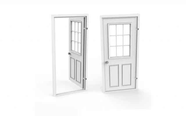 internal door 3D Print Model .c4d .max .obj .3ds .fbx .stl .blend 