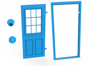 internal door Modelo de Impressão 3D