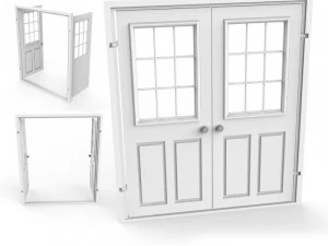 내부 문 3D 프린트 모델