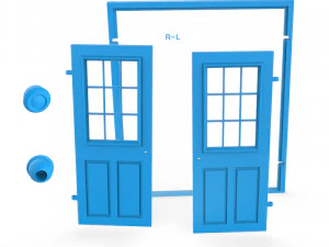 internal door 3D Print Model