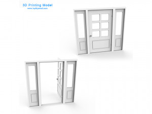 external door 3D Print Model