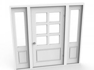 external door 3D Print Model