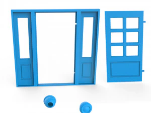 external door 3D Print Model