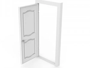 내부 문 3D 프린트 모델