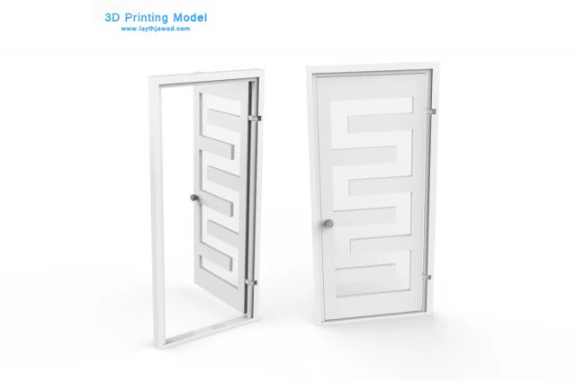 porta interna Modelo de Impressão 3D .c4d .max .obj .3ds .fbx .stl .blend 
